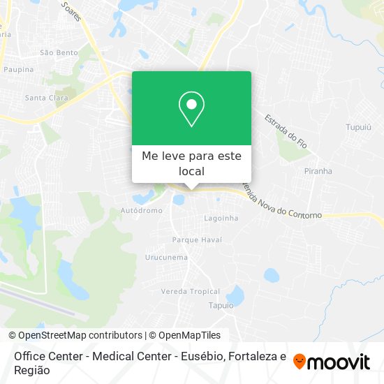 Office Center - Medical Center - Eusébio mapa