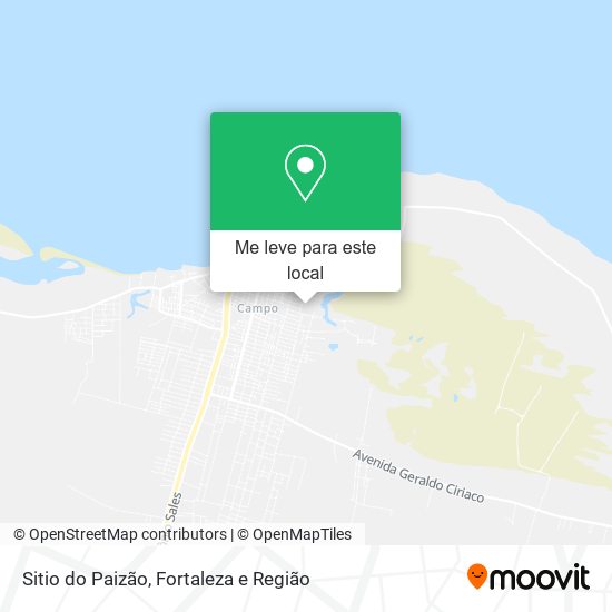 Sitio do Paizão mapa