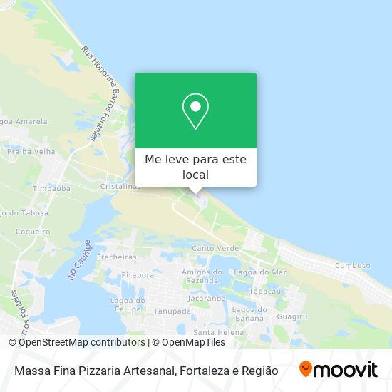 Massa Fina Pizzaria Artesanal mapa