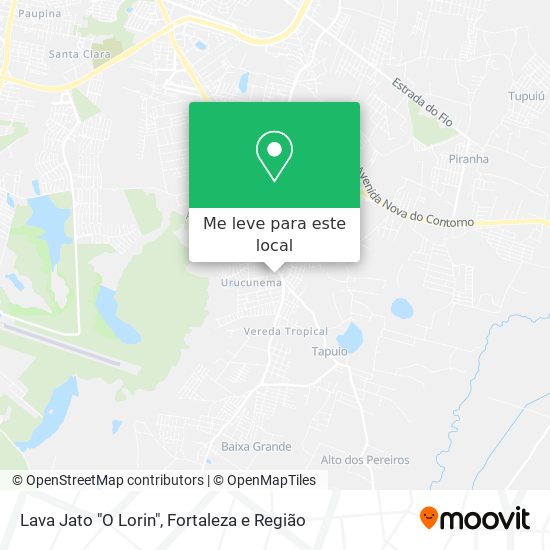 Lava Jato "O Lorin" mapa