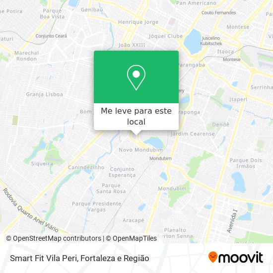 Smart Fit Vila Peri mapa