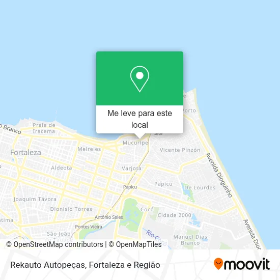 Rekauto Autopeças mapa