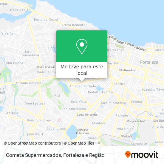 Cometa Supermercados mapa