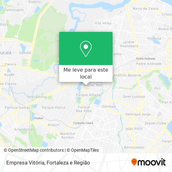 Empresa Vitória mapa