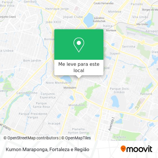 Kumon Maraponga mapa