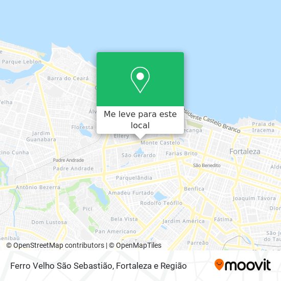 Ferro Velho São Sebastião mapa