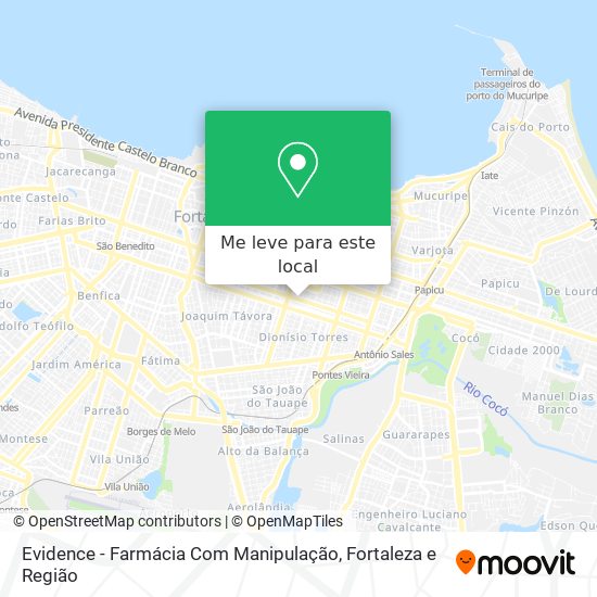 Evidence - Farmácia Com Manipulação mapa