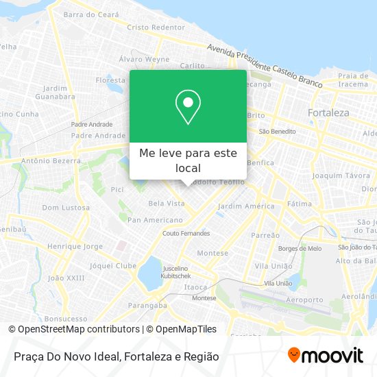 Praça Do Novo Ideal mapa