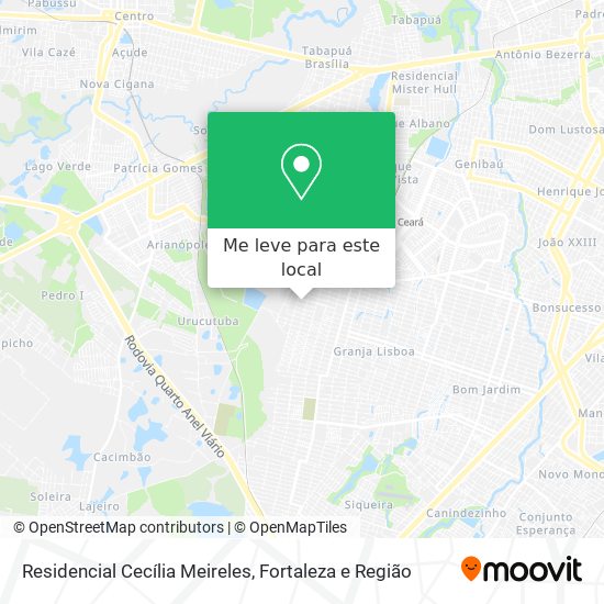 Residencial Cecília Meireles mapa