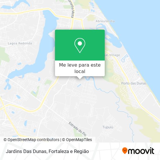 Jardins Das Dunas mapa