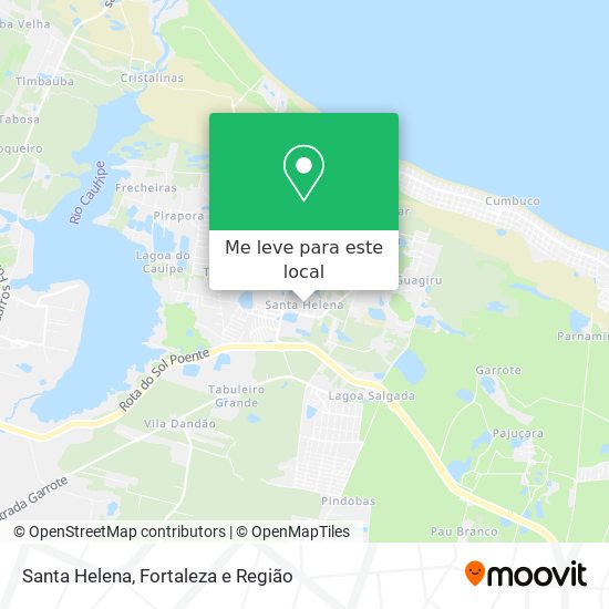 Santa Helena mapa