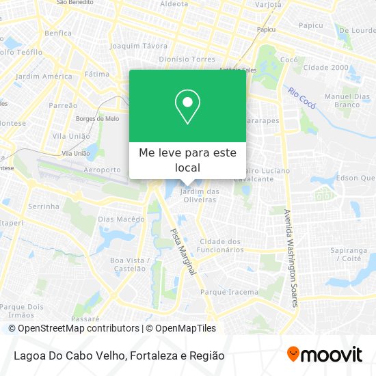 Lagoa Do Cabo Velho mapa