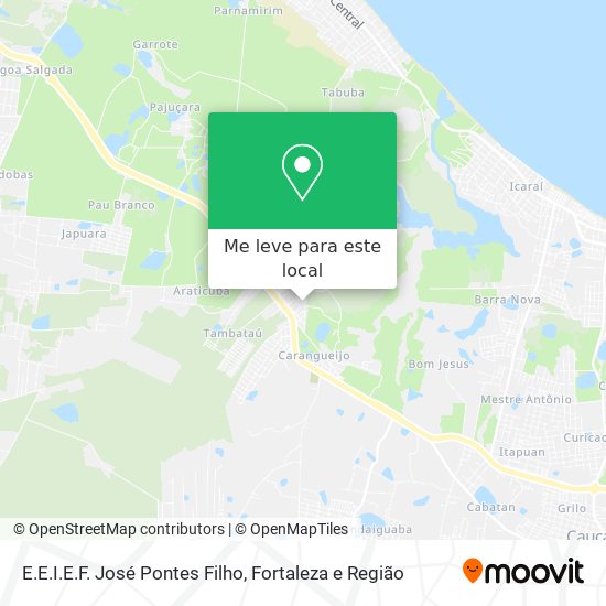 E.E.I.E.F. José Pontes Filho mapa