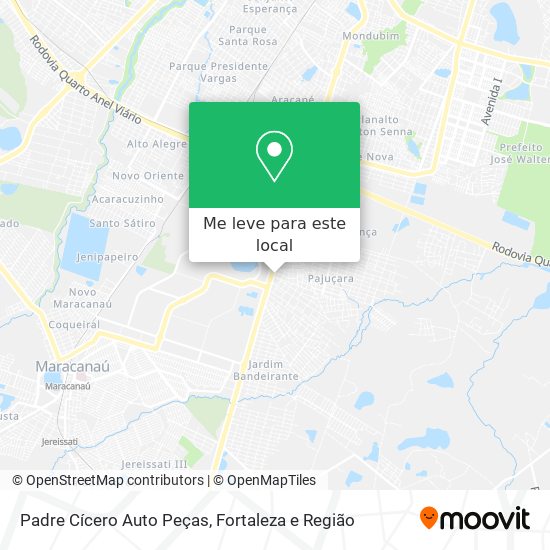 Padre Cícero Auto Peças mapa