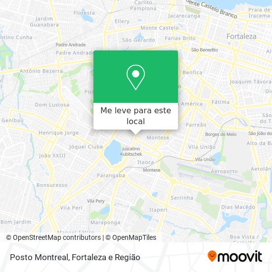 Posto Montreal mapa