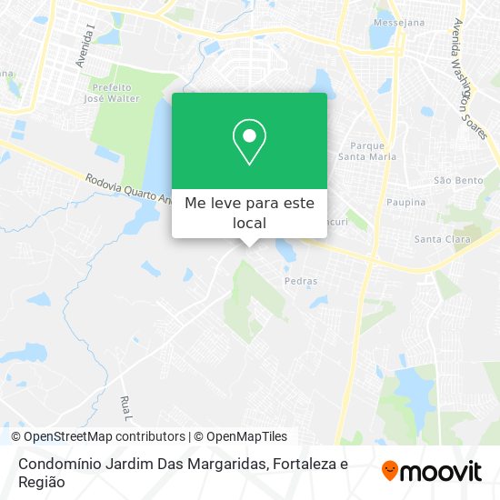 Condomínio Jardim Das Margaridas mapa