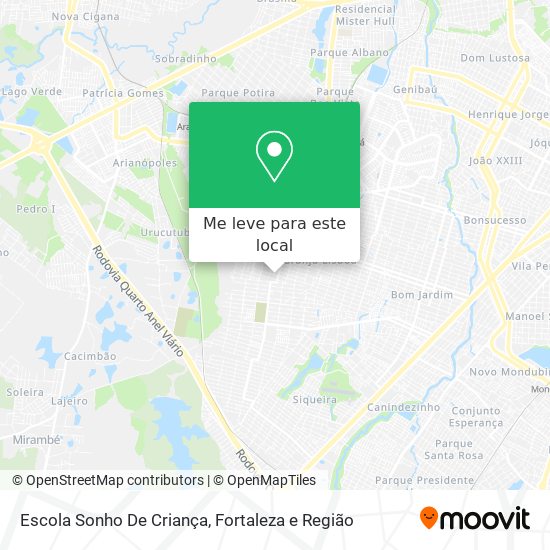 Escola Sonho De Criança mapa