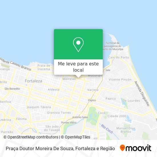 Praça Doutor Moreira De Souza mapa