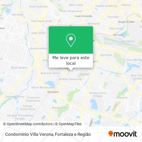 Condomínio Villa Verona mapa