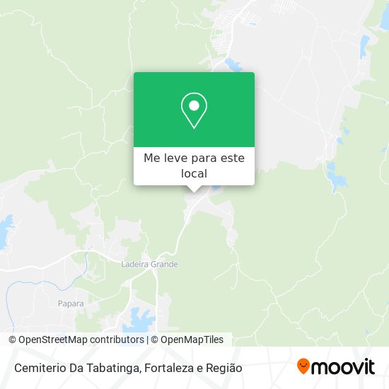 Cemiterio Da Tabatinga mapa