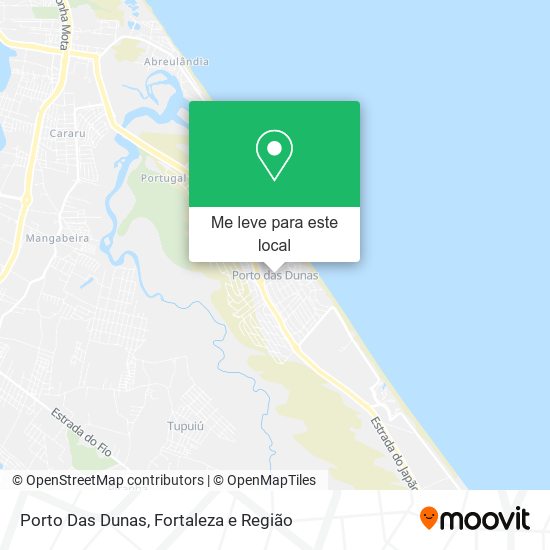 Porto Das Dunas mapa