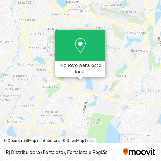 Rj Distribuidora (Fortaleza) mapa