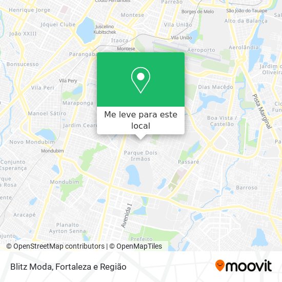 Blitz Moda mapa