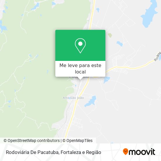 Rodoviária De Pacatuba mapa