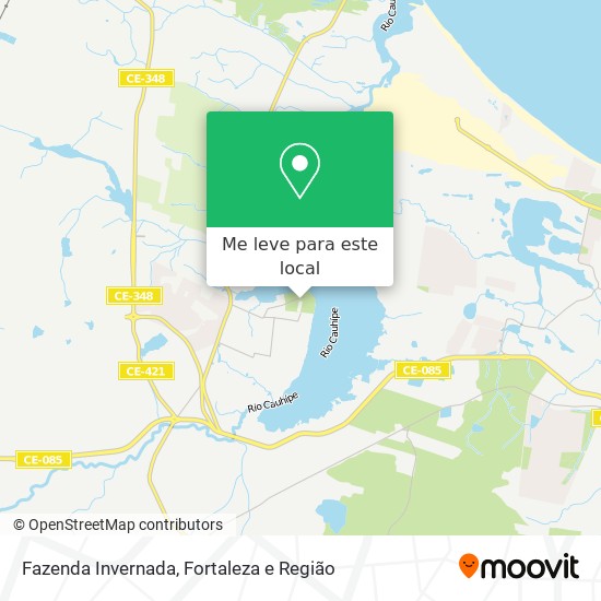 Fazenda Invernada mapa