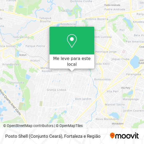 Posto Shell (Conjunto Ceará) mapa