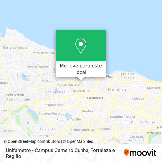 Unifametro - Campus Carneiro Cunha mapa