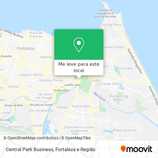 Central Park Business mapa