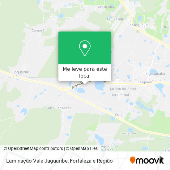 Laminação Vale Jaguaribe mapa