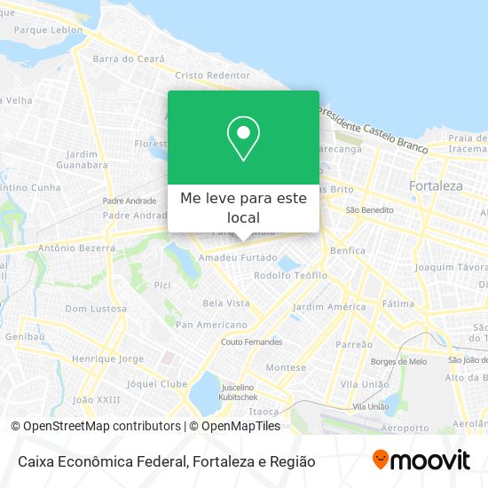 Caixa Econômica Federal mapa