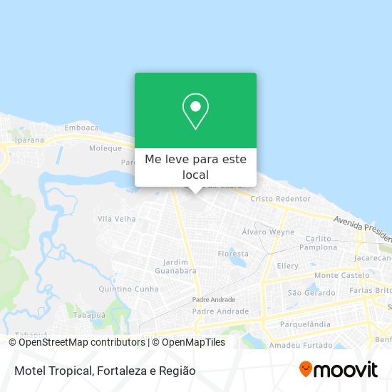 Motel Tropical mapa