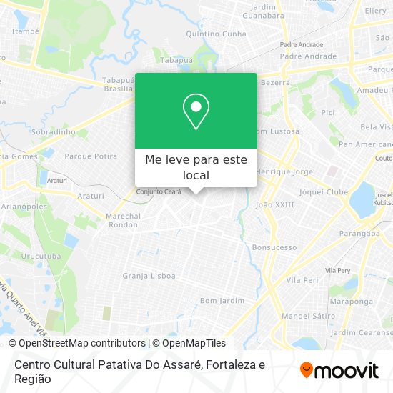 Centro Cultural Patativa Do Assaré mapa