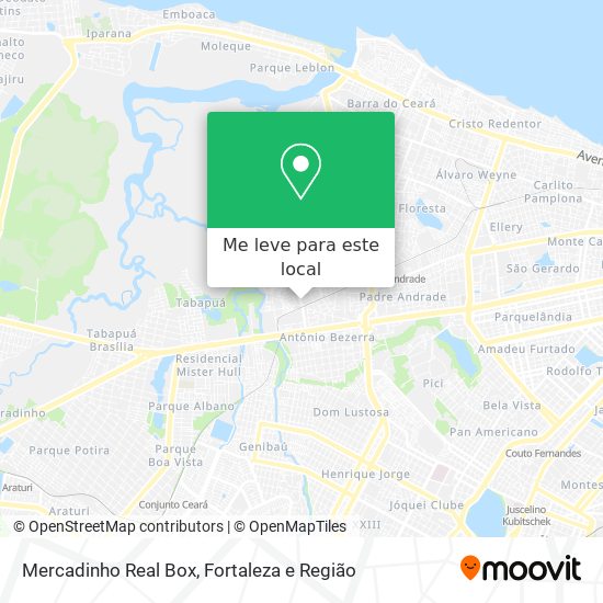 Mercadinho Real Box mapa