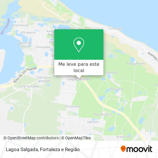 Lagoa Salgada mapa