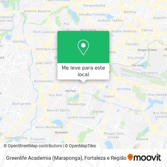 Greenlife Academia (Maraponga) mapa