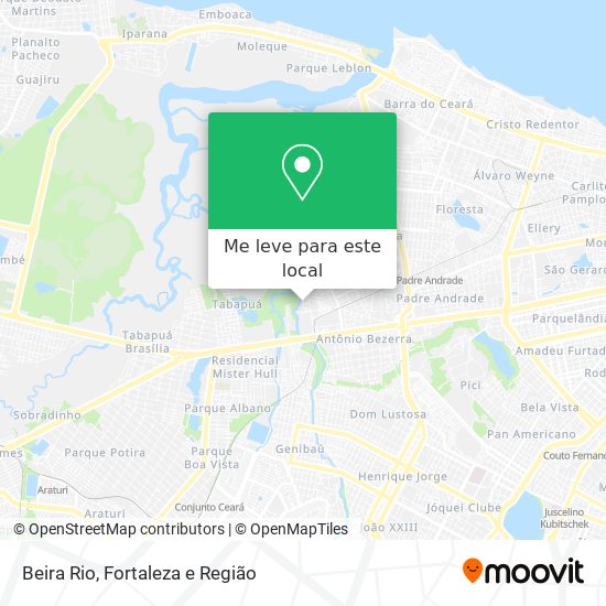 Beira Rio mapa