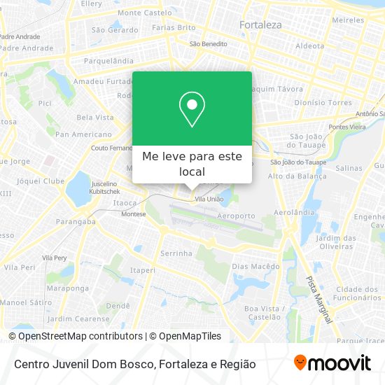Centro Juvenil Dom Bosco mapa
