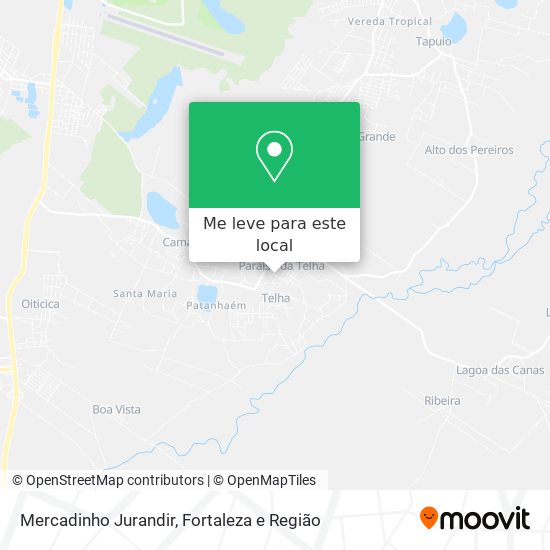 Mercadinho Jurandir mapa