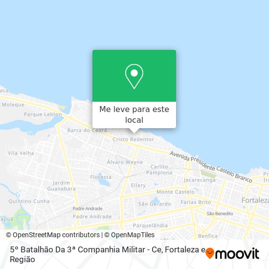 5º Batalhão Da 3ª Companhia Militar - Ce mapa