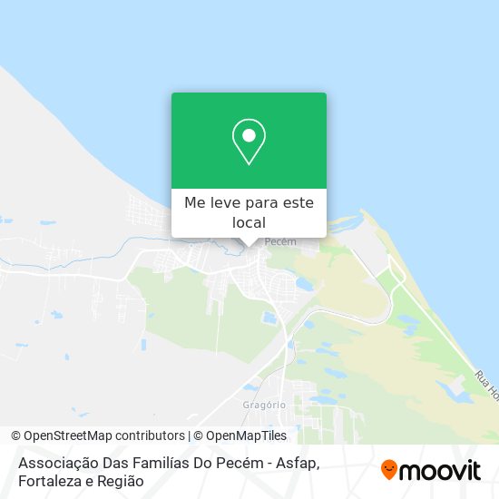 Associação Das Familías Do Pecém - Asfap mapa