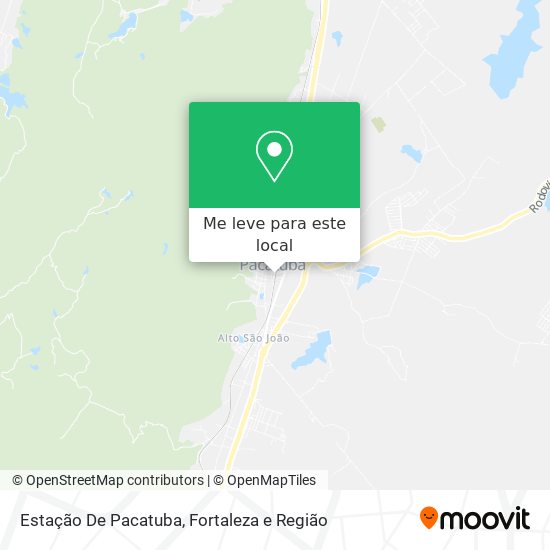 Estação De Pacatuba mapa