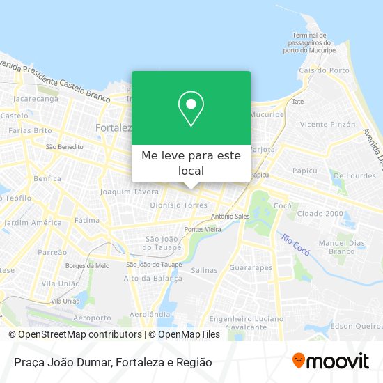 Praça João Dumar mapa
