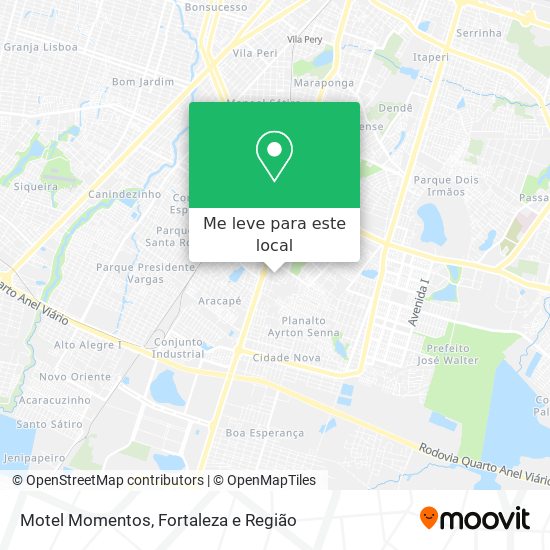 Motel Momentos mapa