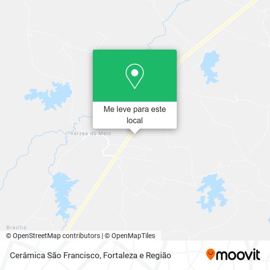 Cerâmica São Francisco mapa