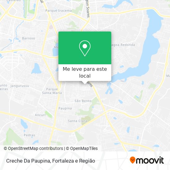 Creche Da Paupina mapa