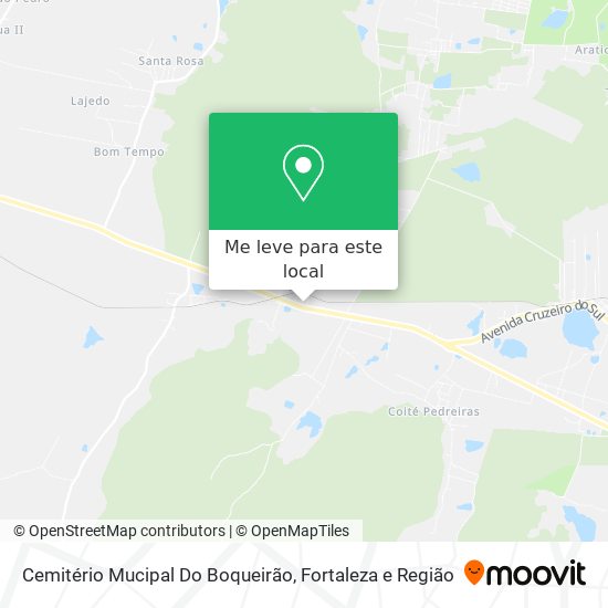 Cemitério Mucipal Do Boqueirão mapa